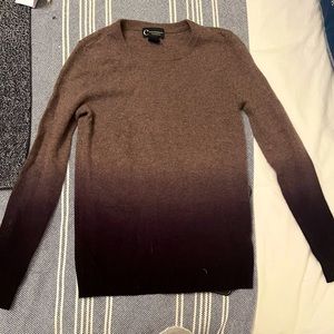 C by Bloomingdale’s Ombré effect cashmere sweater